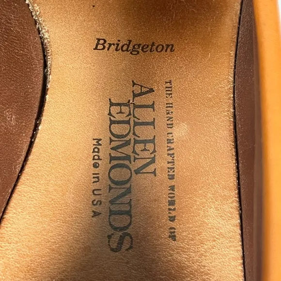 Allen Edmond Bridgeton Brown Leather Tassel Loafers