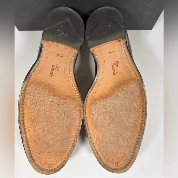 Allen Edmond Bridgeton Brown Leather Tassel Loafers