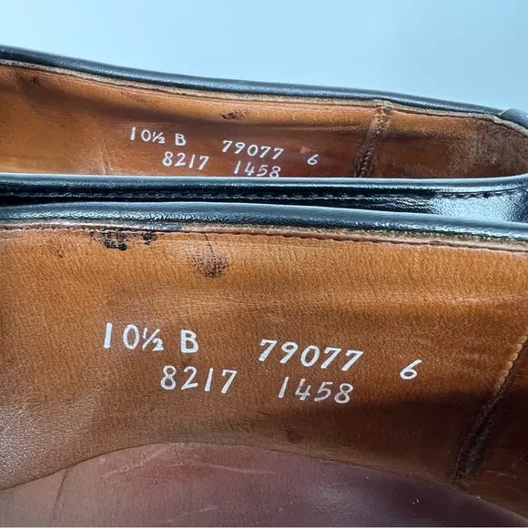 Allen Edmonds Black Leather Tassel Grayson Loafers