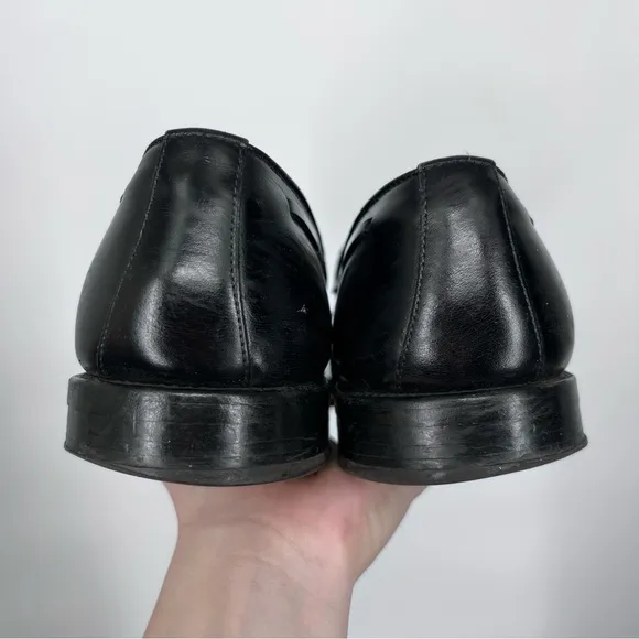 Allen Edmonds Black Leather Tassel Grayson Loafers