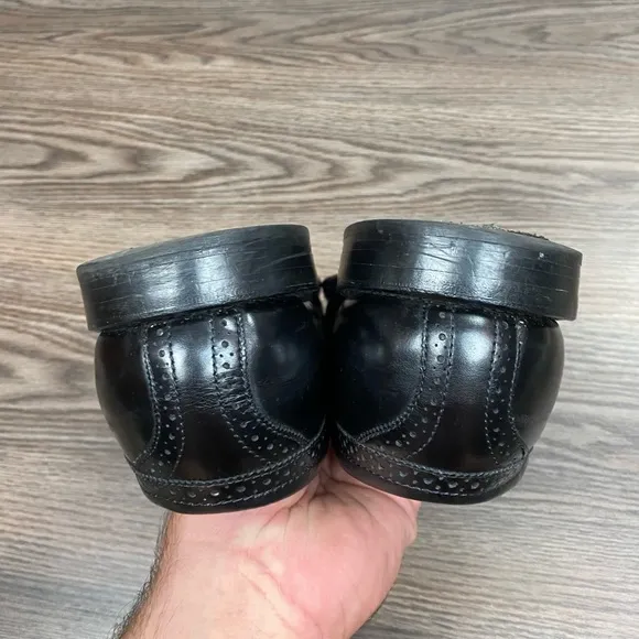 Allen Edmonds Bridgeton Black Tassel Loafers 9.5 E