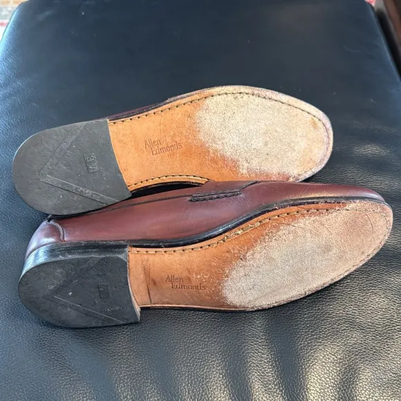 Allen Edmonds Cameron Penny Loafers Leather Classic Burgundy Oxblood 42077