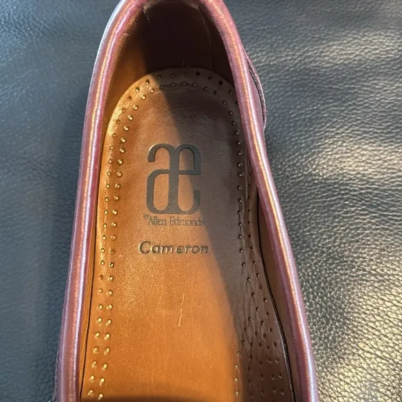 Allen Edmonds Cameron Penny Loafers Leather Classic Burgundy Oxblood 42077