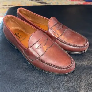 Allen Edmonds Cameron Penny Loafers Leather Classic Burgundy Oxblood 42077