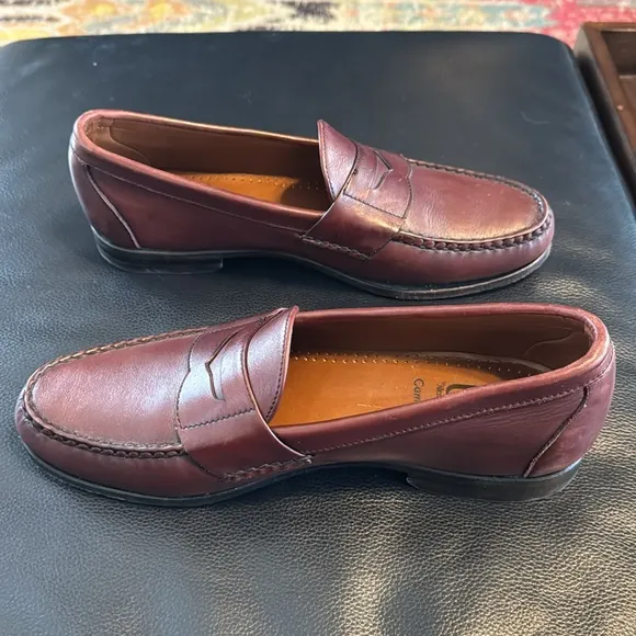 Allen Edmonds Cameron Penny Loafers Leather Classic Burgundy Oxblood 42077
