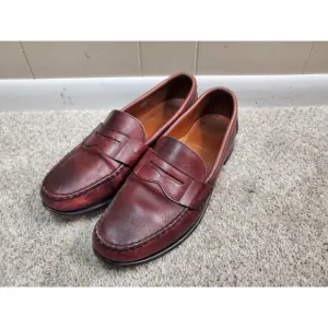 Allen Edmonds Cavanaugh Mens 12 D Brown Leather Penny Loafers Dress Casual Shoes