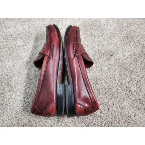 Allen Edmonds Cavanaugh Mens 12 D Brown Leather Penny Loafers Dress Casual Shoes