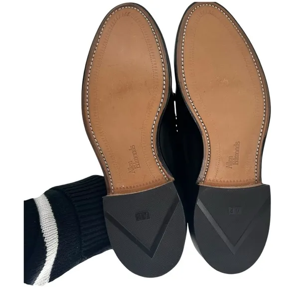 Allen Edmonds Grayson Black Leather Tassel Loafers Dress Shoes Size 8 D