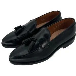 Allen Edmonds Grayson Black Leather Tassel Loafers Dress Shoes Size 8 D