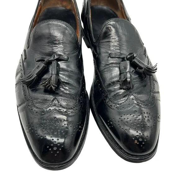Allen Edmonds Manchester Wingtip Tassel Leather Loafers SIZE 10.5 Classic Formal