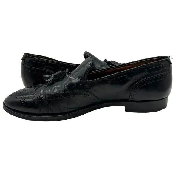 Allen Edmonds Manchester Wingtip Tassel Leather Loafers SIZE 10.5 Classic Formal
