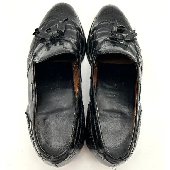 Allen Edmonds Manchester Wingtip Tassel Leather Loafers SIZE 10.5 Classic Formal
