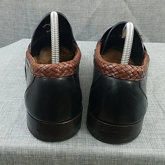 Allen Edmonds Maxfield men's dress tassel loafers size 11 black brown USA made