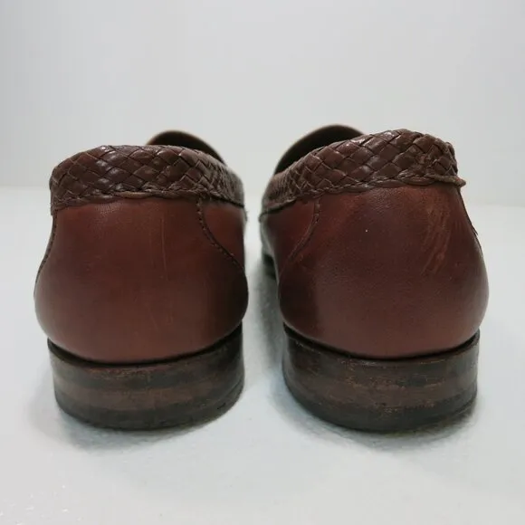 Allen Edmonds Maxfield Strap Tassel Leather Dress Loafers Men's Footwear Sz 9 D