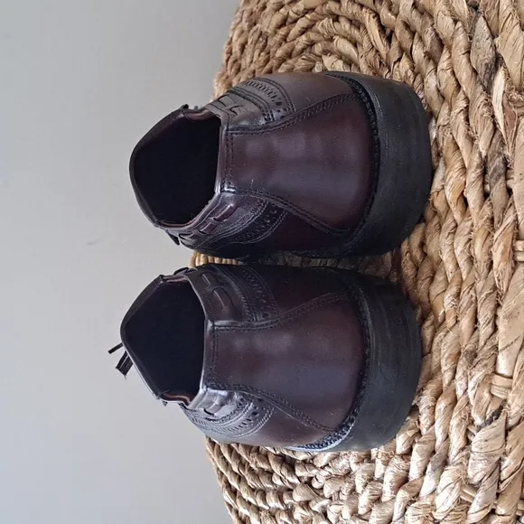 Allen Edmonds Mens Classic Kiltie Wingtip Tassel Cordovan Arlington Loafers 10 D