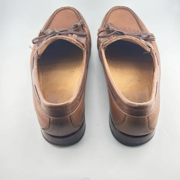 Allen Edmonds Men's Loafers With Tassel Brown Leather Prep Preppy Sz 9
