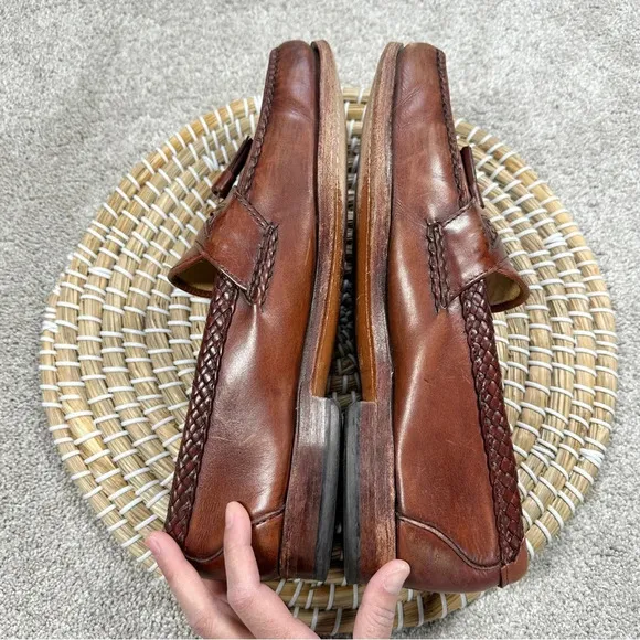 Allen Edmonds Men’s Maxfield Leather Tassel Loafers Shoes Size 12B