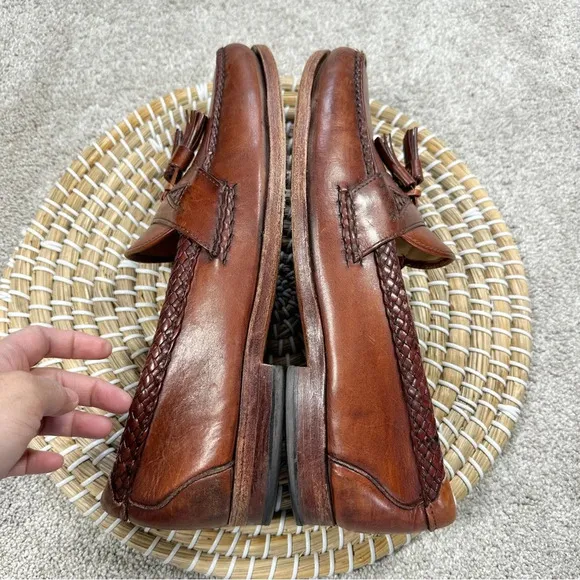 Allen Edmonds Men’s Maxfield Leather Tassel Loafers Shoes Size 12B
