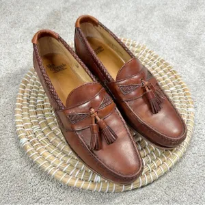 Allen Edmonds Men’s Maxfield Leather Tassel Loafers Shoes Size 12B