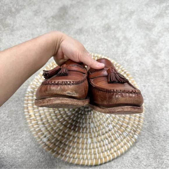 Allen Edmonds Men’s Maxfield Leather Tassel Loafers Shoes Size 12B