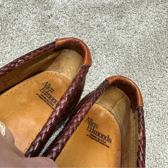 Allen Edmonds Men’s Maxfield Leather Tassel Loafers Shoes Size 12B