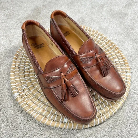 Allen Edmonds Men’s Maxfield Leather Tassel Loafers Shoes Size 12B