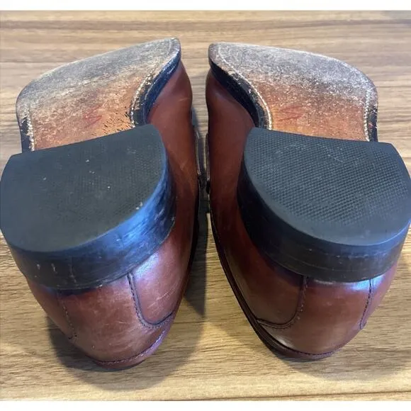 Allen Edmonds Mens Size 9D Hinsdale Walnut Penny Loafers Slip On Dress Shoes