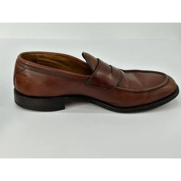 Allen Edmonds Mens Size 9D Hinsdale Walnut Penny Loafers Slip On Dress Shoes