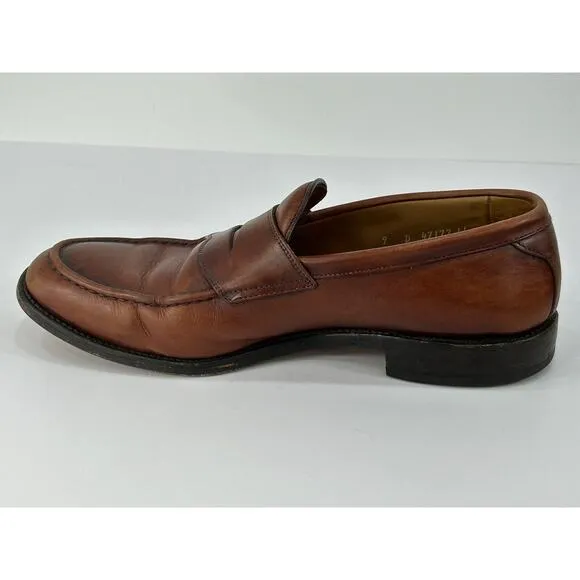 Allen Edmonds Mens Size 9D Hinsdale Walnut Penny Loafers Slip On Dress Shoes