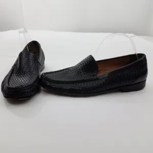Allen Edmonds Roma Size 11 B Black Weave Mens Slip‎