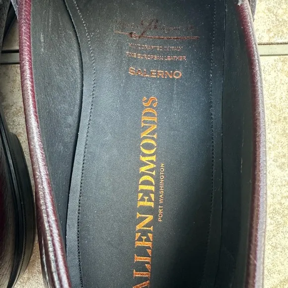 Allen Edmonds Salerno Penny Loafer Size 9 EEE