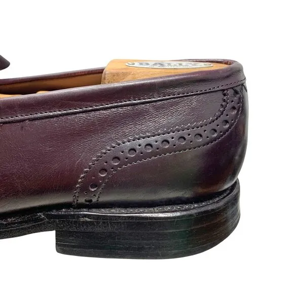 Allen Edmonds Wakefield‎ Burgundy Wingtip Kiltie Loafers
