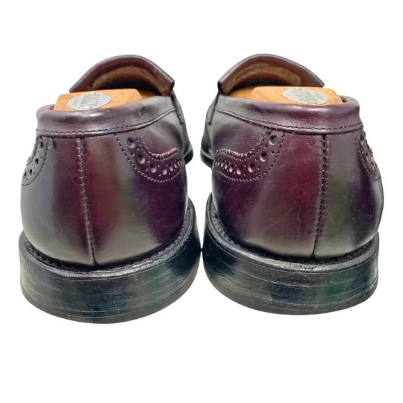 Allen Edmonds Wakefield‎ Burgundy Wingtip Kiltie Loafers
