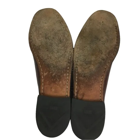 Allen Edmonds Woodstock Double Kiltie Tie Braid Loafers