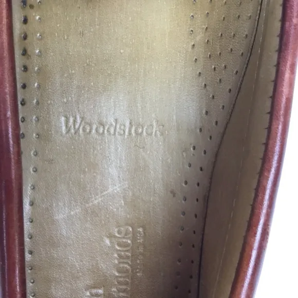 Allen Edmonds Woodstock Double Kiltie Tie Braid Loafers