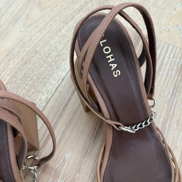 Alohas Cactus Heels in Camel 38