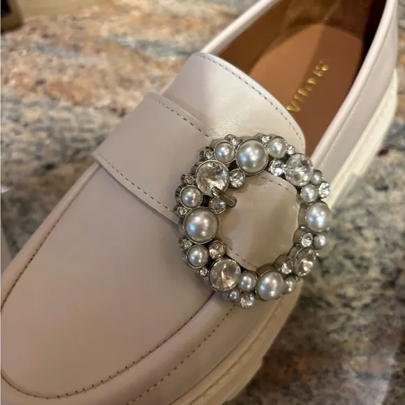 Alohas Trailblazer Crystal Black Chunky Leather Loafers