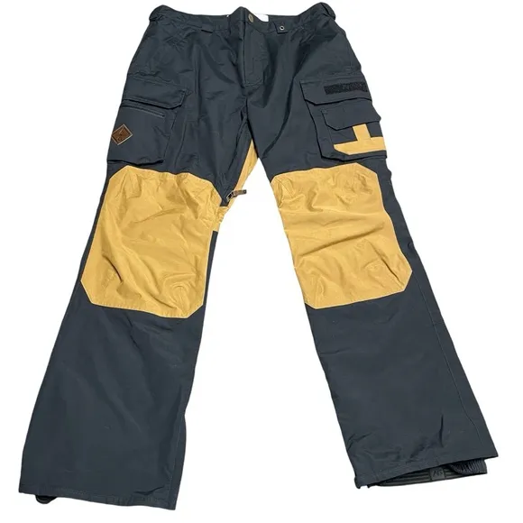 Analog Clothing Co. Men’s Black L Ruck Shell Snowboard Pant in EUC