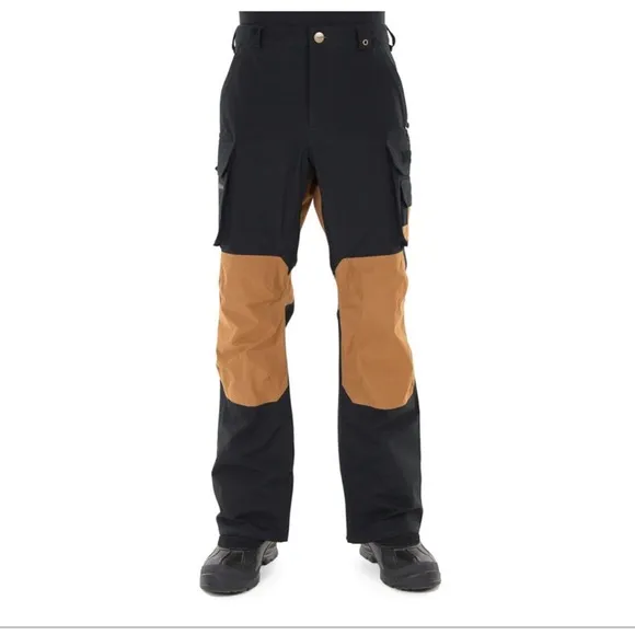 Analog Clothing Co. Men’s Black L Ruck Shell Snowboard Pant in EUC
