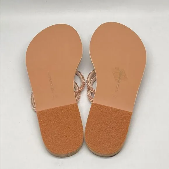Ancient Greek Sandals Crystal Embellished Strappy Sandals size 37