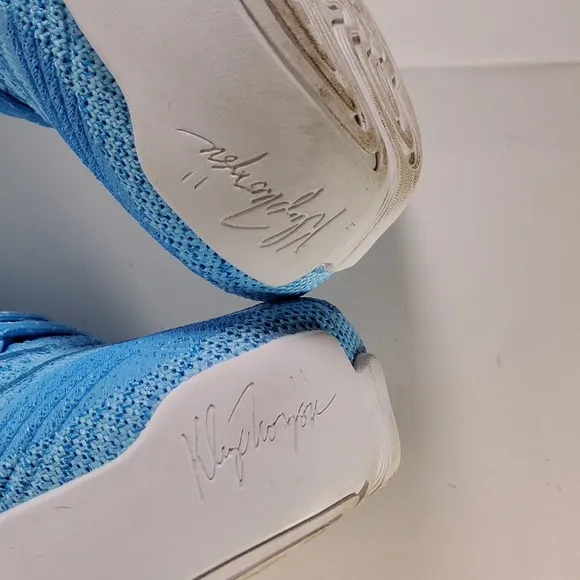 Anta Klay Thompson Blue and Green High Top Sneakers Size 10.5