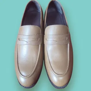 Anthony Veer Essentials Mens Gerry Penny Loafers Walnut Color Size 8.5