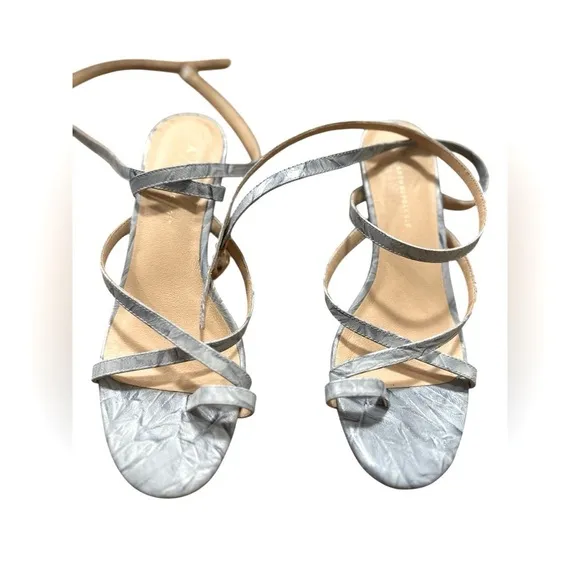 Anthropologie Blue Sandals size 8.5
