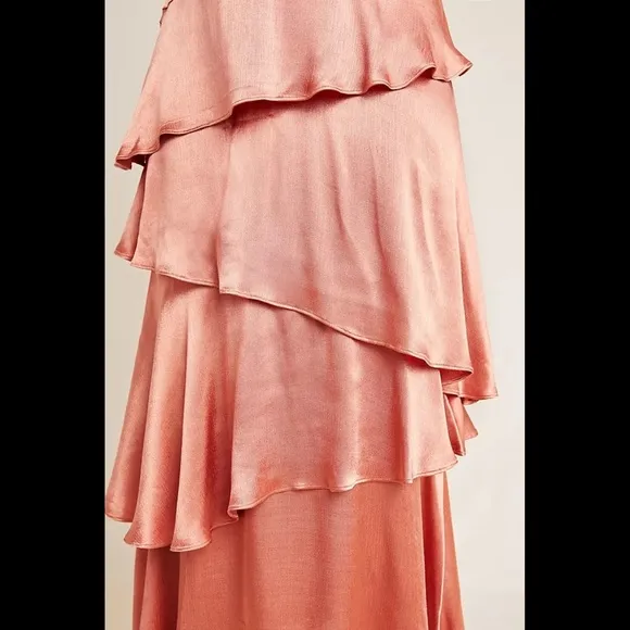 Anthropologie Maeve Cassia Tiered Maxi Skirt