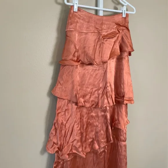 Anthropologie Maeve Cassia Tiered Maxi Skirt