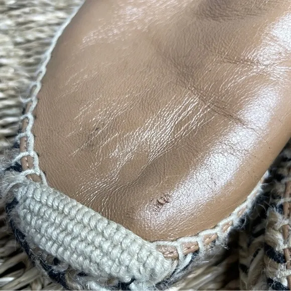 AQUATALIA Jen Tan Leather Platform Slip On Espadrilles