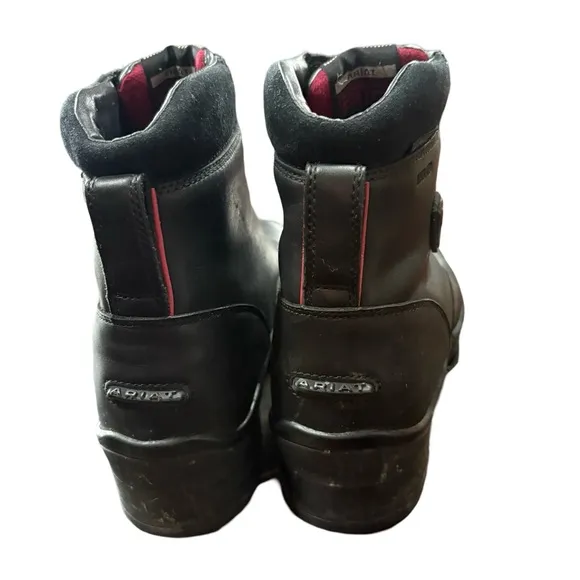 Ariat Waterproof Ankle Boots Insulated Black Size 9