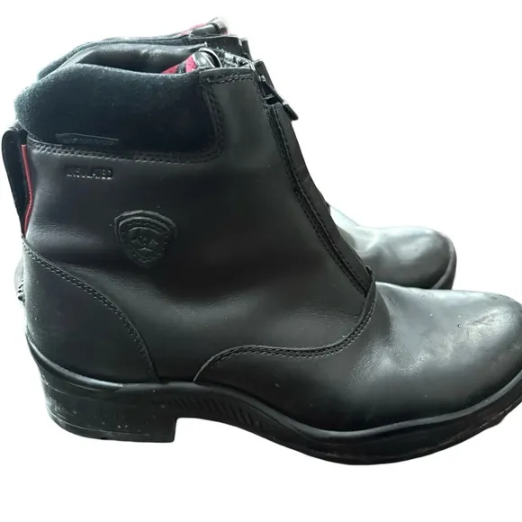 Ariat Waterproof Ankle Boots Insulated Black Size 9