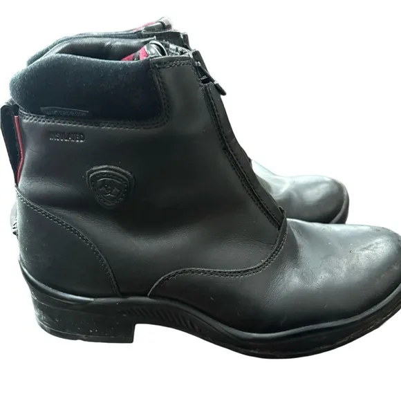 Ariat Waterproof Ankle Boots Insulated Black Size 9
