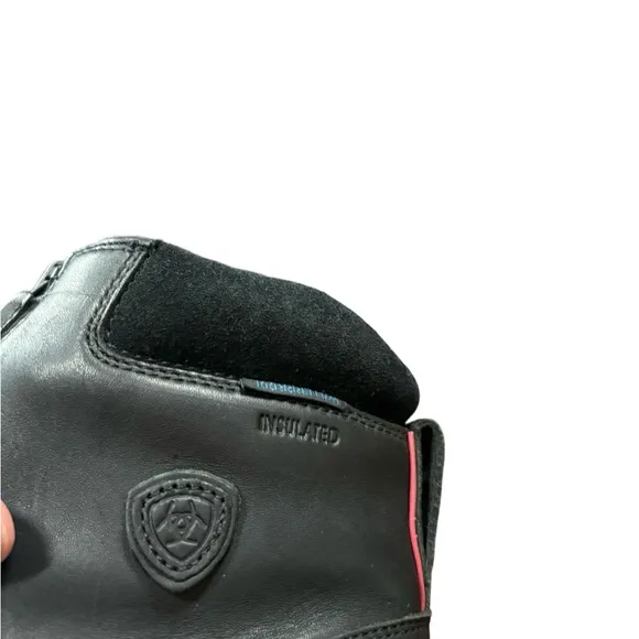 Ariat Waterproof Ankle Boots Insulated Black Size 9